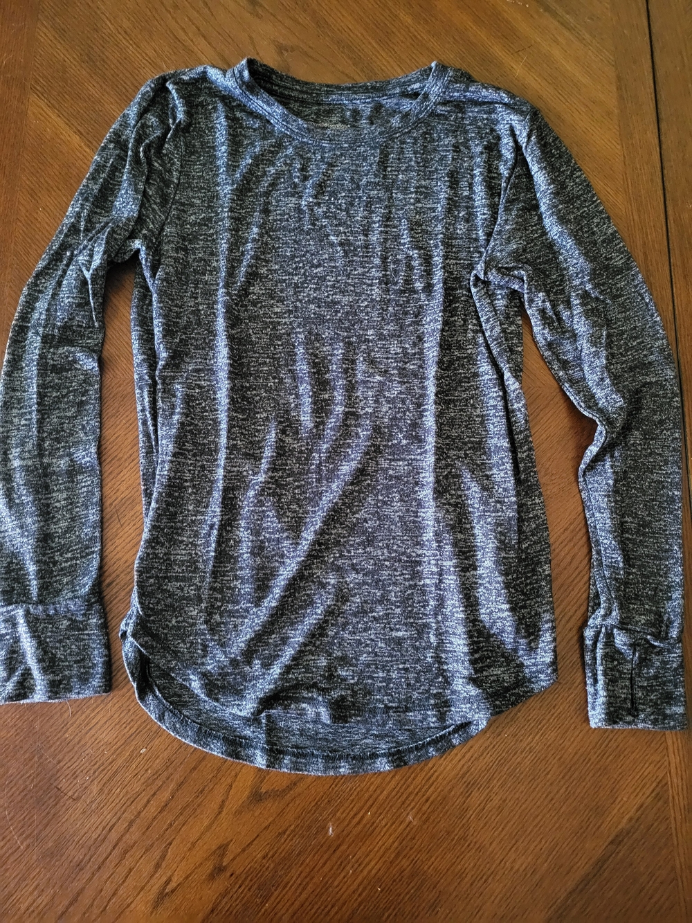 Warm Essentials Marled Long Sleeve Top Medium